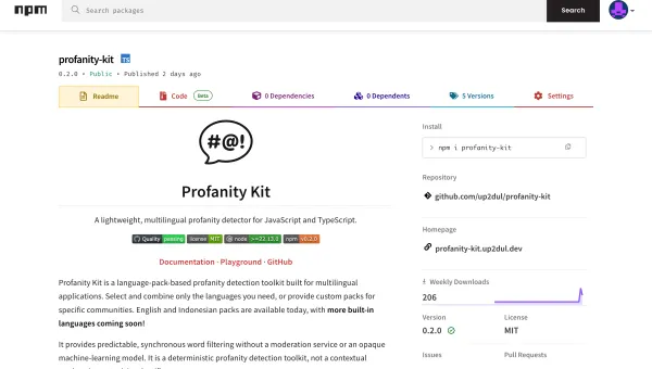 Profanity Kit